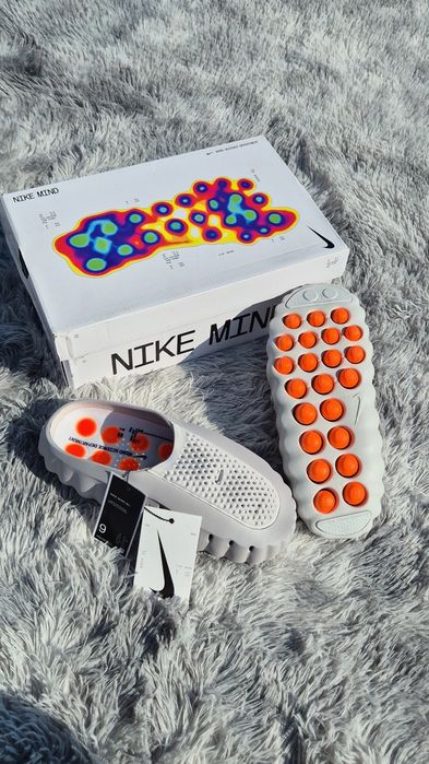 Slapi Nike Mind 001 Silver Gray 42.5