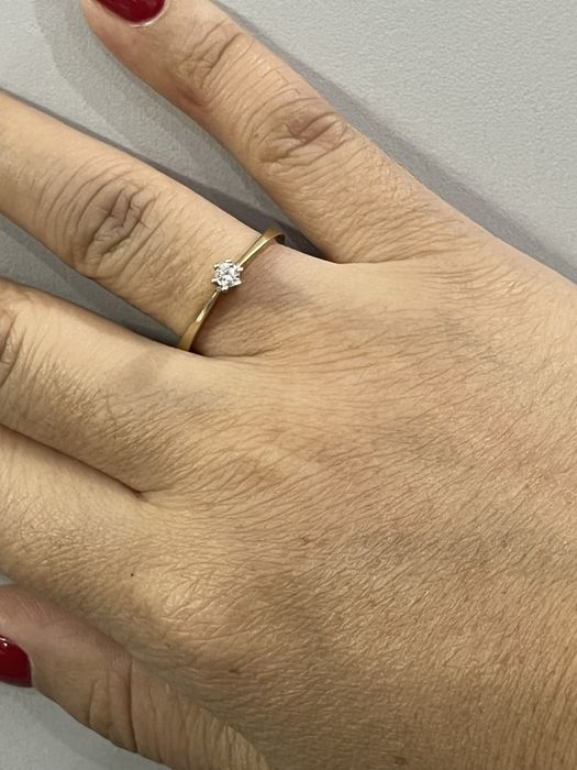 Кольцо с бриллиантом 2,25гр