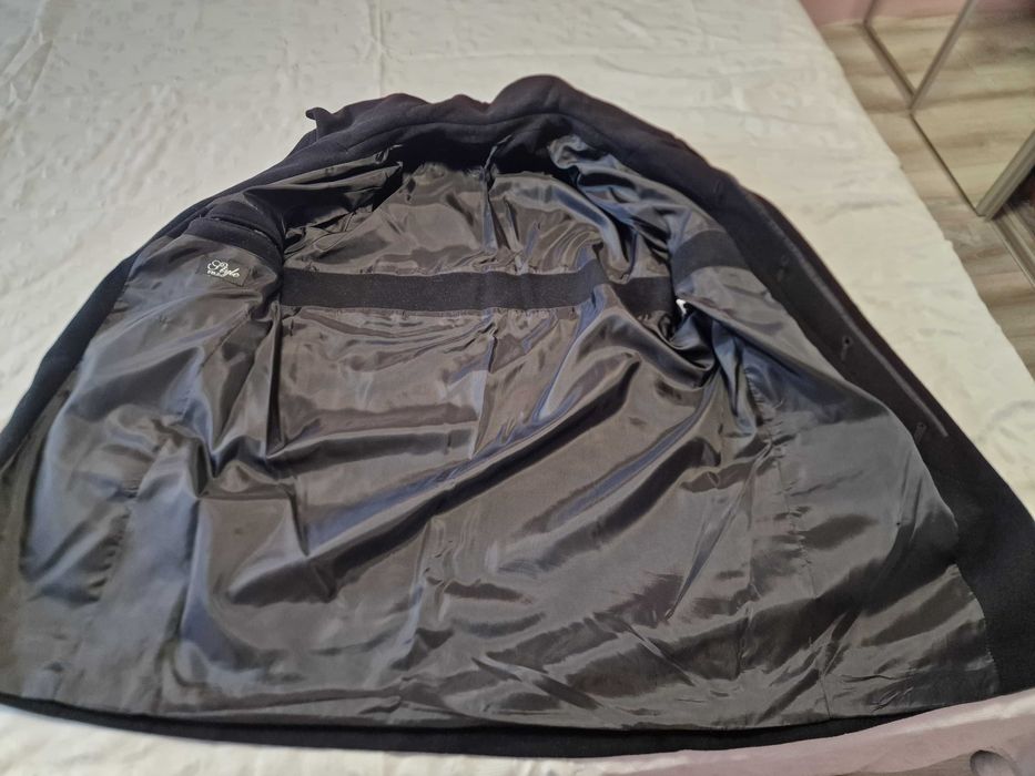 черно мъжко палто