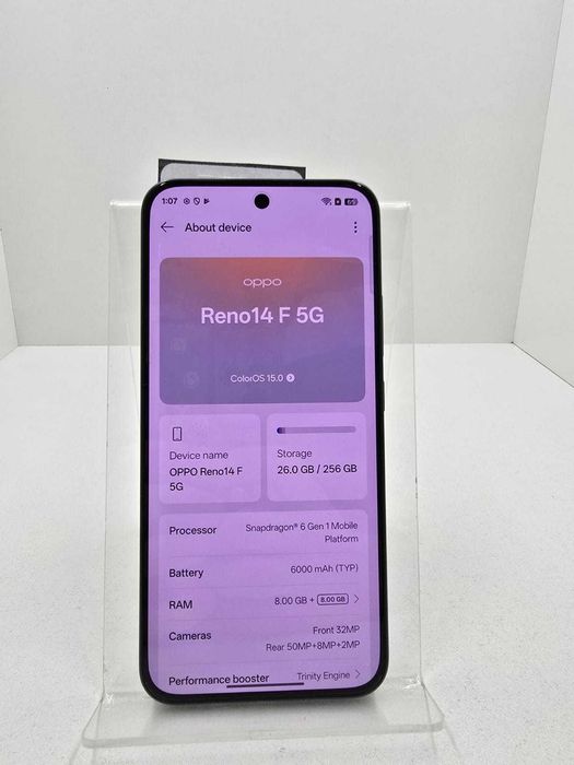 Oppo Reno14 F 5G (Ag50 Galata B.41241)-Garantie 2 Ani!