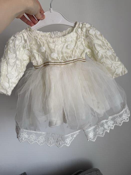 Rochita alba bebe botez sau de ocazie