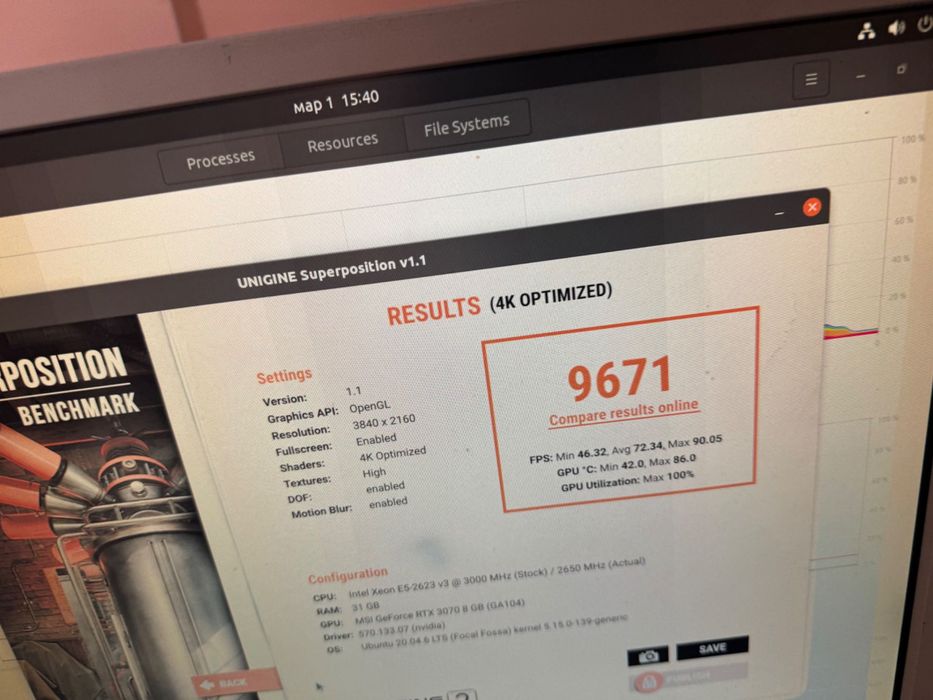 Видеокарта RTX 3070 MSI Ventus Twin Fan 8Gb GDDR6