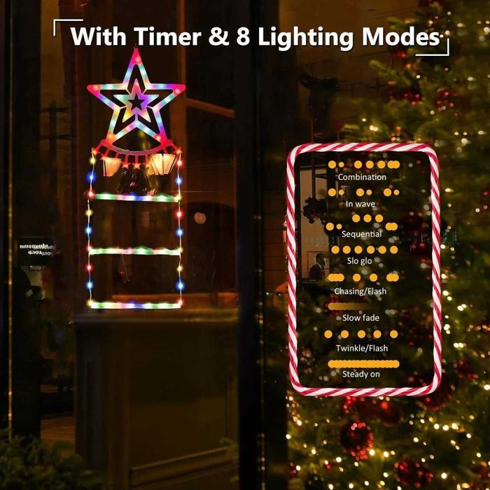 Scara iluminata pentru craciun