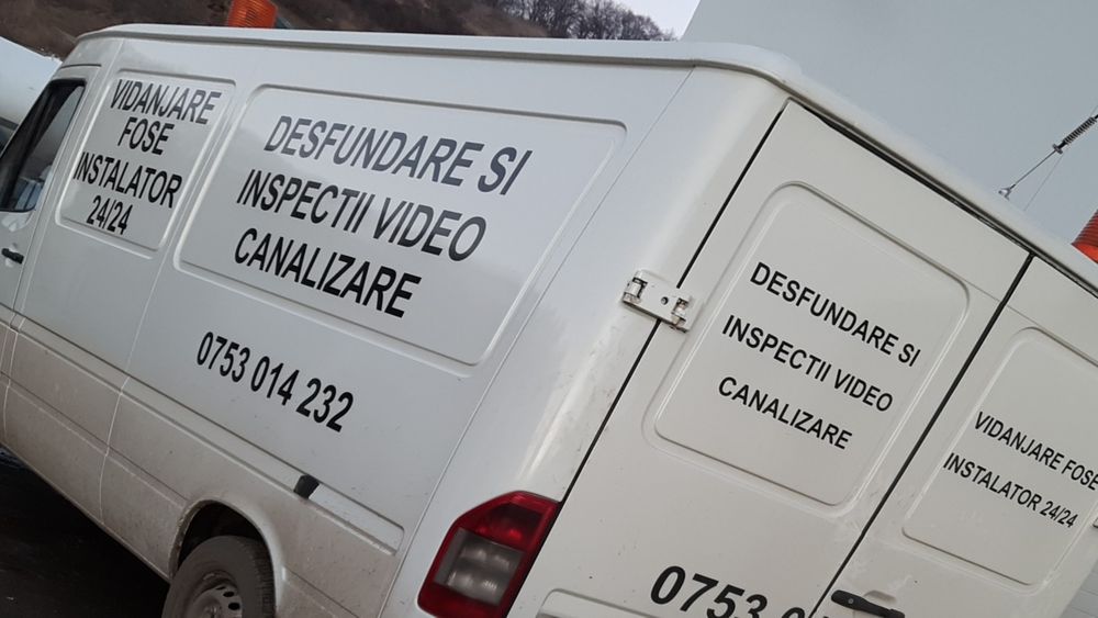 Desfundare si spalare canalizare cu jet de apa  Non-Stop