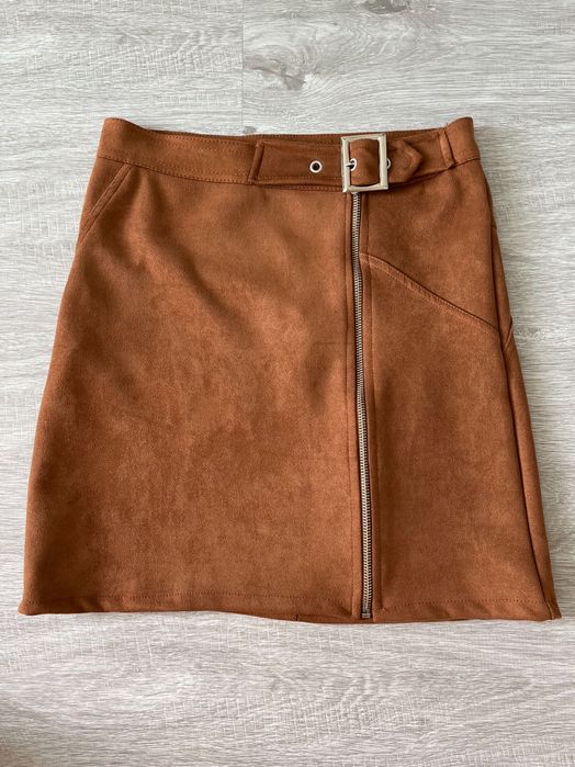 Кафява дамска пола