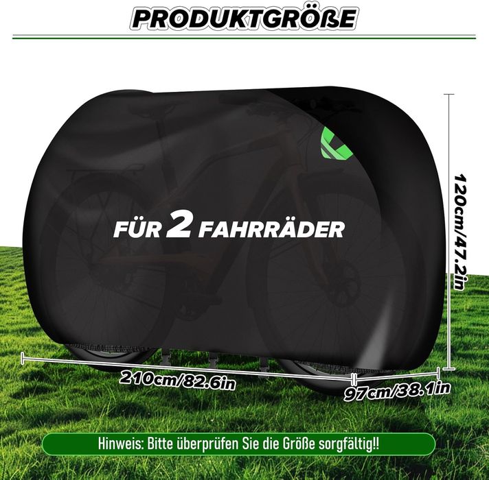 Водоустойчиво покривало за автомобилен багажник за велосипеди