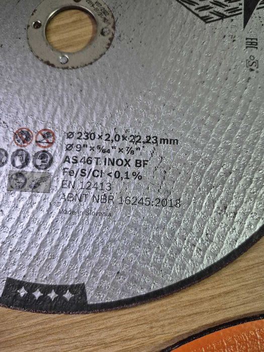 set 5 discuri debitat metal - lot 3-21-11