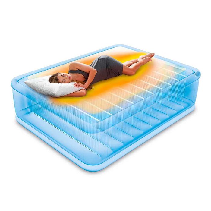 Надувная кровать-203х152х46 см. Intex-64126. Доставка бесплатно