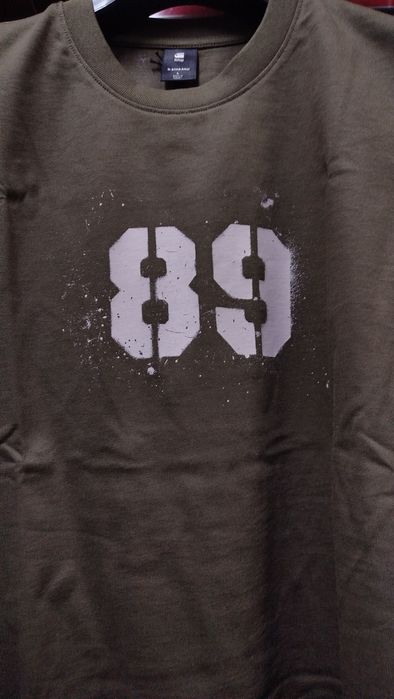 Уголемена тениска G-Star Raw Sprayed L , XL нова мъжка зелена