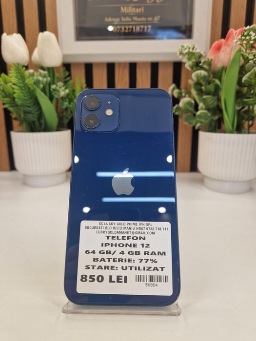Iphone 12 64GB 77% Baterie Garantie! #56084