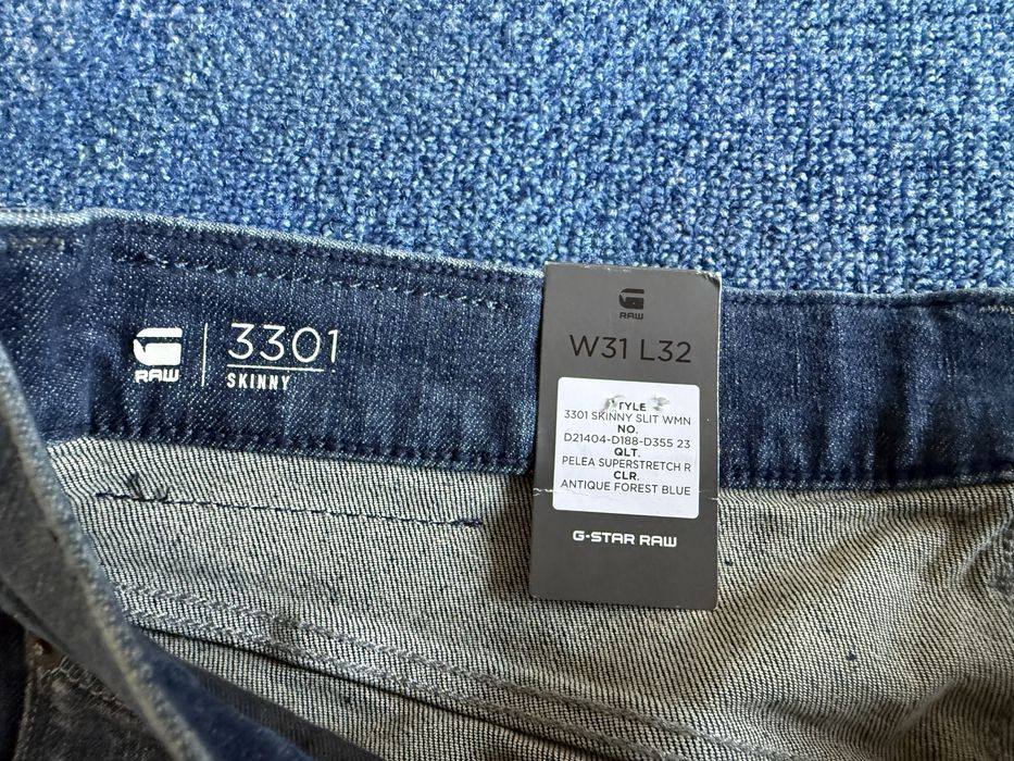 G-Star RAW 3301 Skinny Slit Jeans ОРИГИНАЛНИ дамски дънки - 28-30