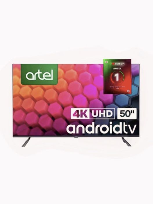 Telvizr Artel 50PUCH010 UHD 4K Android Tv . Для дома.