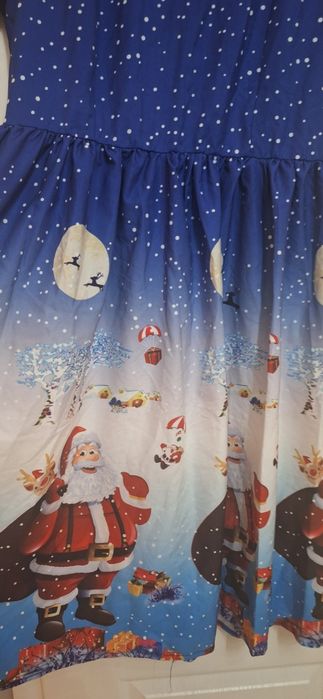 Празнична коледна / новогодишна рокля XL