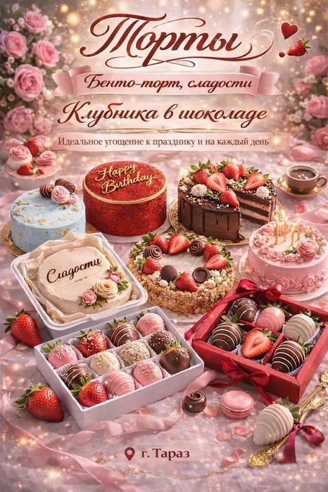 Торты ,сладости на заказ