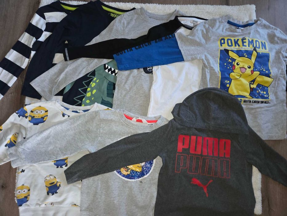 Лот от 8 Детски Блузки - 5-6г