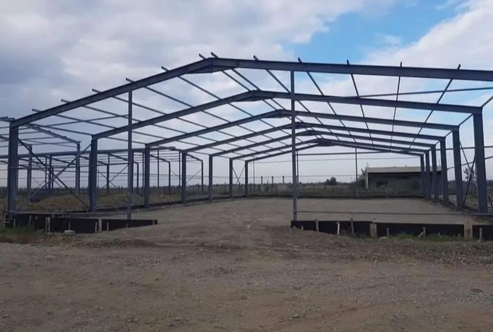 Vand hala pe structura metalica