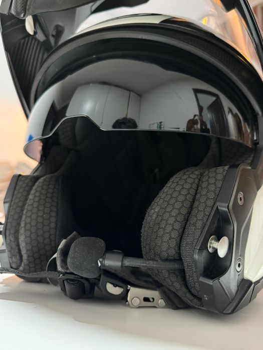 Casca moto Flip Up HJC RPHA 90S + cardo freecom 4x