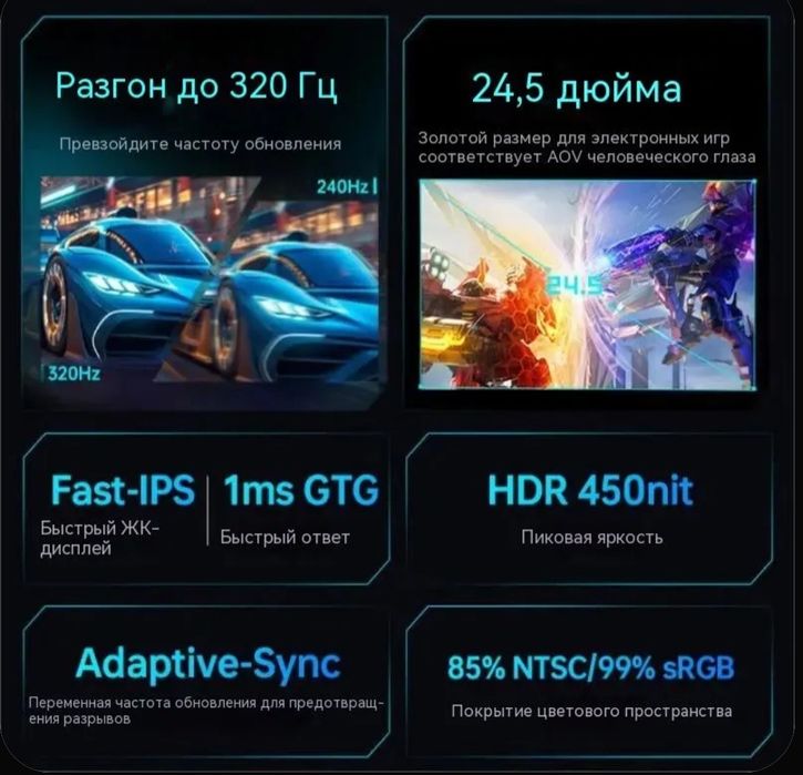 Монитор Thunderobot CF25F300-W 320гц