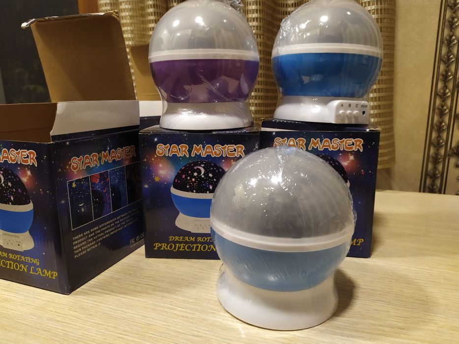 Ночник детский светильник меняет цвета,мигает,вращается