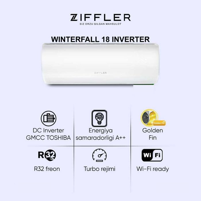 Кондиционер Ziffler Winterfall 18 inverter
