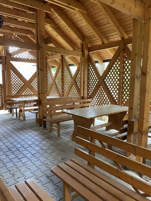 Foisor din lemn cu elementele demontabile