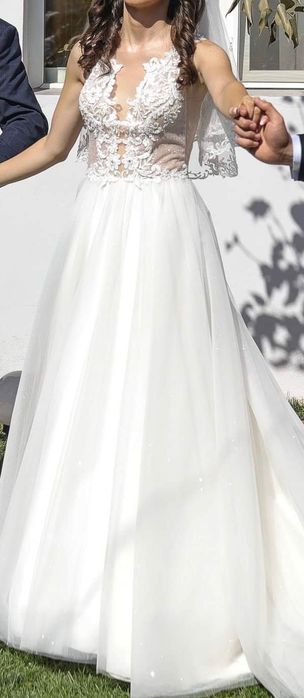 Rochie de mireasa marimea 36/S in stare foarte buna