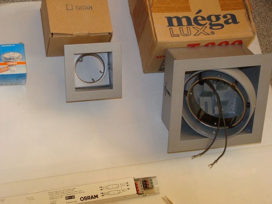 Халогенна лампa и трансформатор OSRAM, RELCO, Vossloh Schwabe