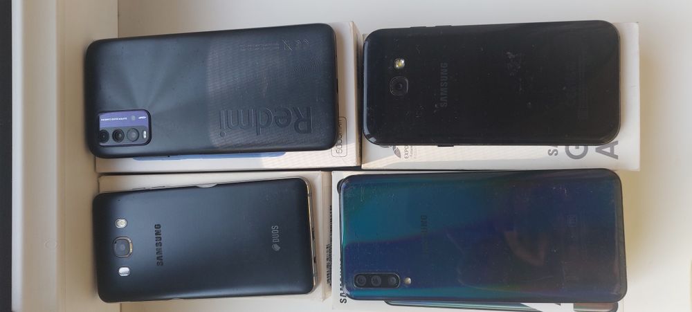 Redmi 9t Samsung a50 etc.