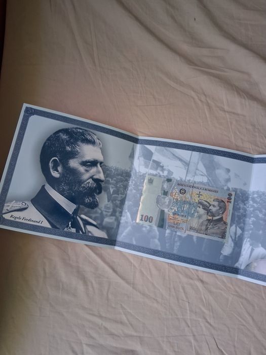 Bancnota aniversara 100 de ani de la Marea Unire BNR