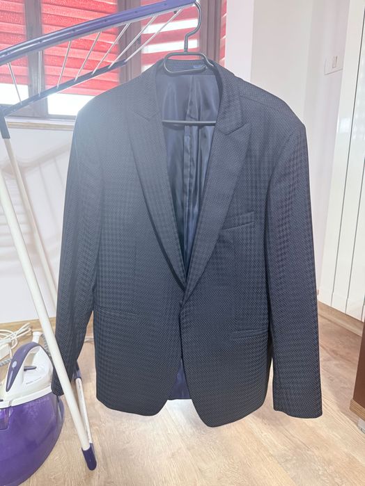 Sacou bărbătesc made-to-measure, mărimea 50, slim fit