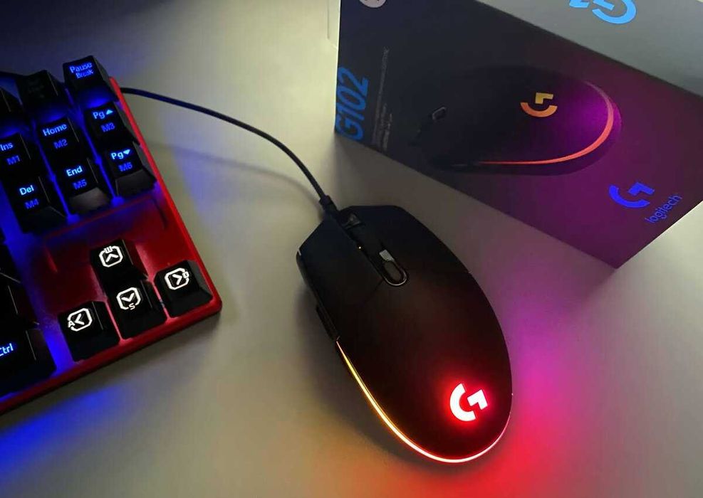 G102 Logitech black mouse orginal 100%