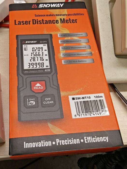 SNDway е лазерния далекомер  с обхват 100 метра