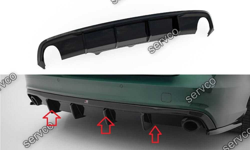 Difuzor bara spate Audi A6 S-line Avant C7 11-14 v28 - Maxton Design