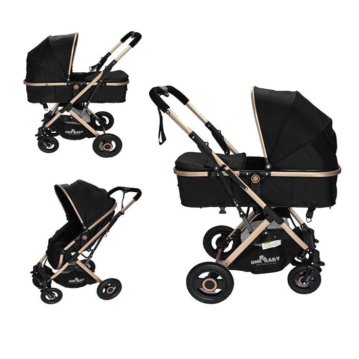 Carucior copii 3 in 1 ONEBABY - Livrare Gratuita - Produs Nou