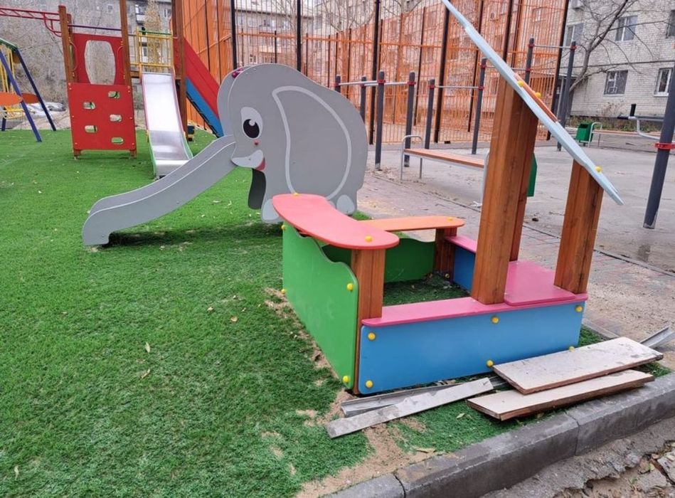 Деревянные песочницы