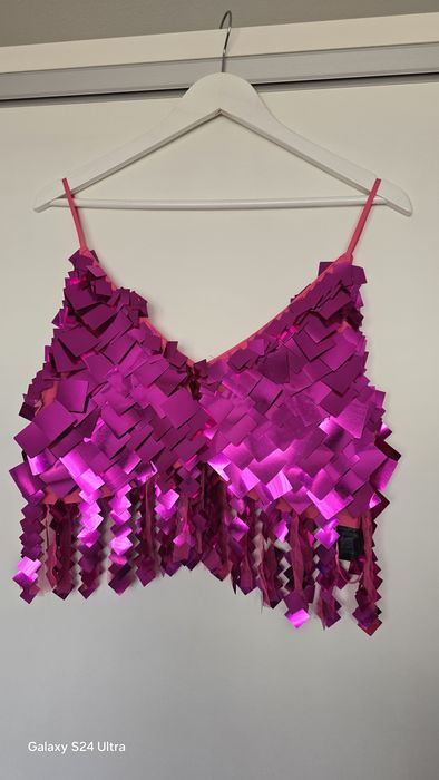 Top crop paiete Asos