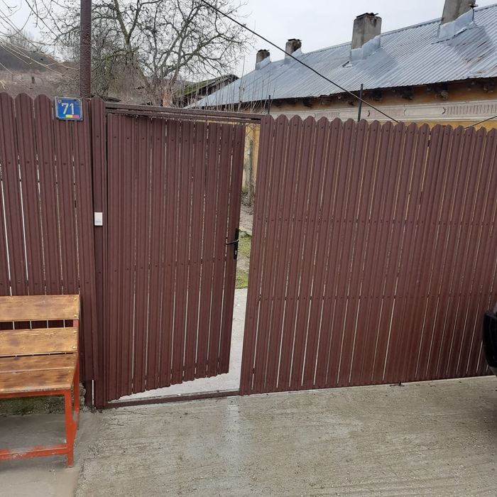 Garduri din sipca metalica, panou stil jaluzele, tabla,plasa bordurata