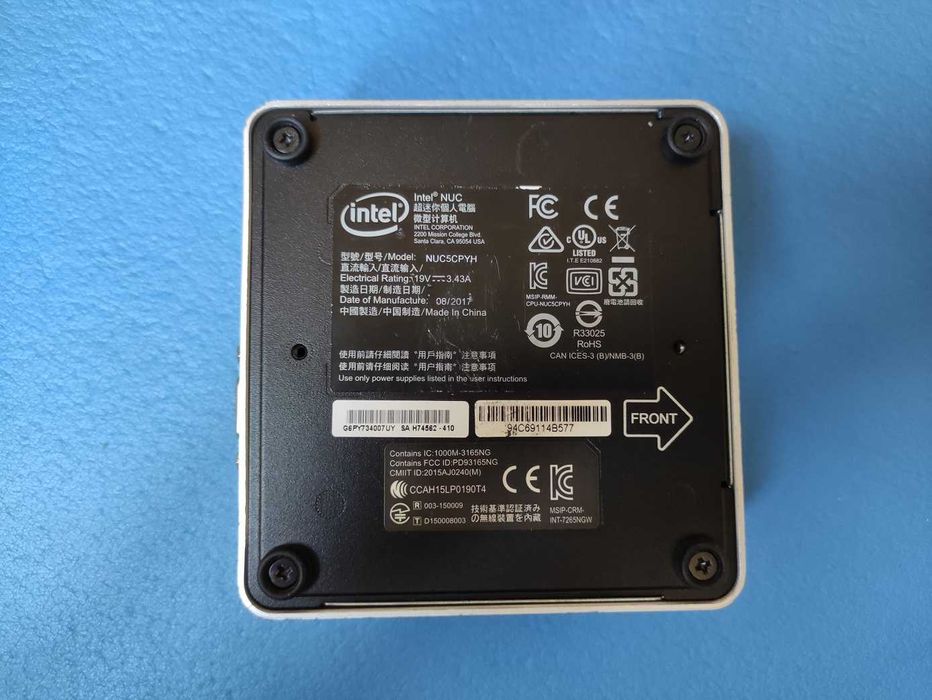 Mini PC Intel NUC 8GB DDR3L, Intel® Wireless-AC, Bluetooth* 4.0, HDMI