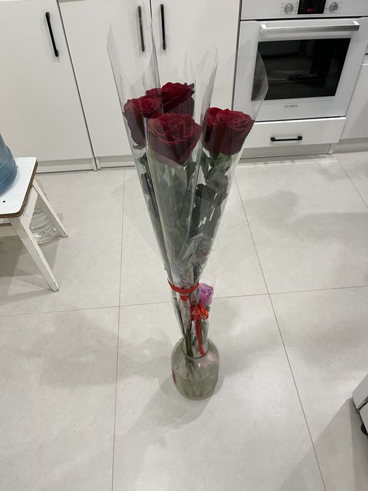 Метровый роза 4 шт