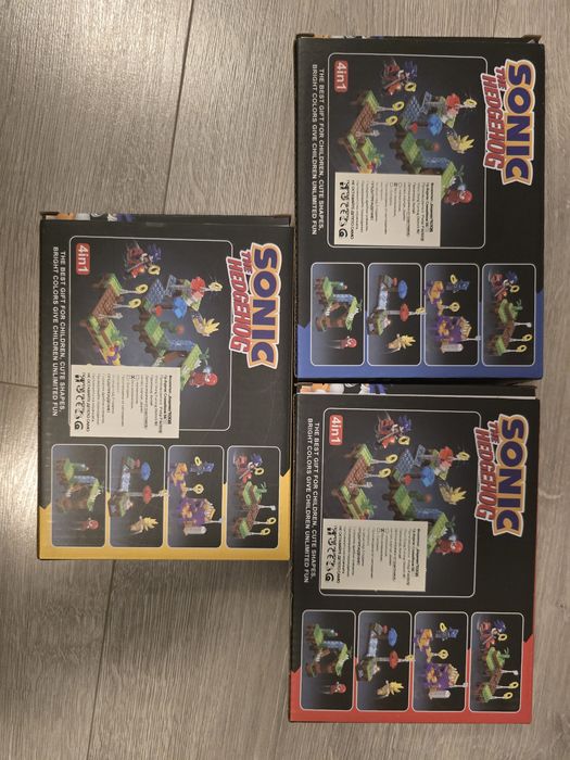 3 броя конструктор Соник