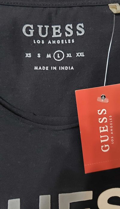 Нови оригинални фланелки GUESS - 100% памук, размер - L