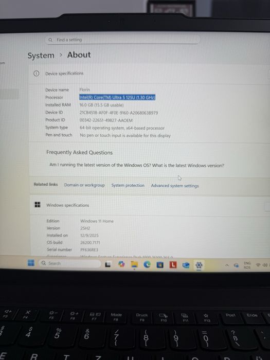 Laptop Lenovo Thinkpad t14 gen5