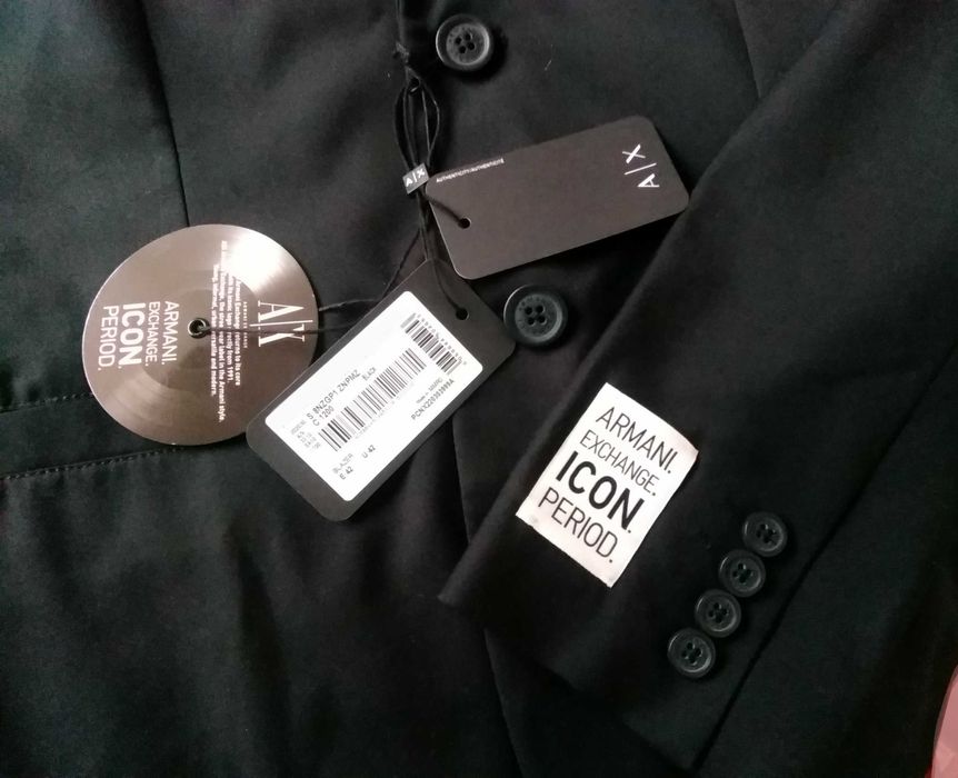 Оригинално мъжко сако Armani Exchange A/XMen's Icon Blazer 42-L ново!