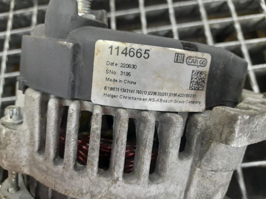 Alternator 114665  1.7 A17DTS Opel Meriva 2 [2010 - 2014] 1.7 A17DTS