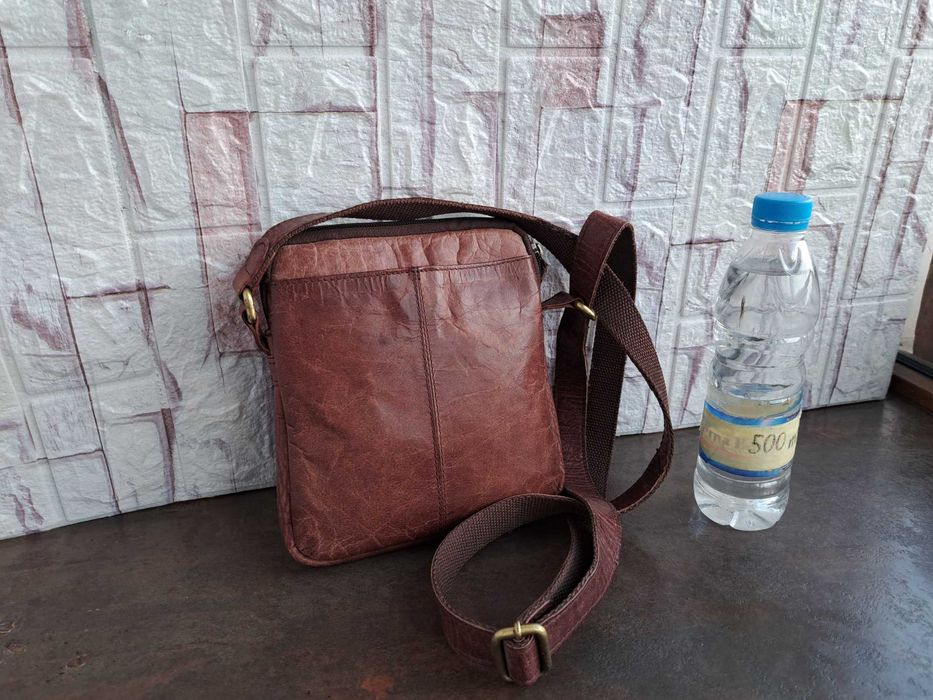 Мъжка чанта,малка кожена чантичка-естествена кожа