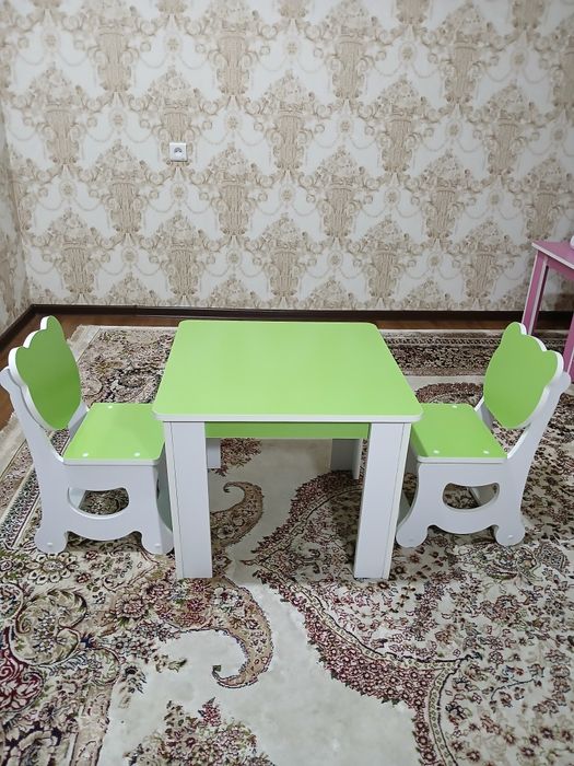 Детский стол стул цехдан прямой