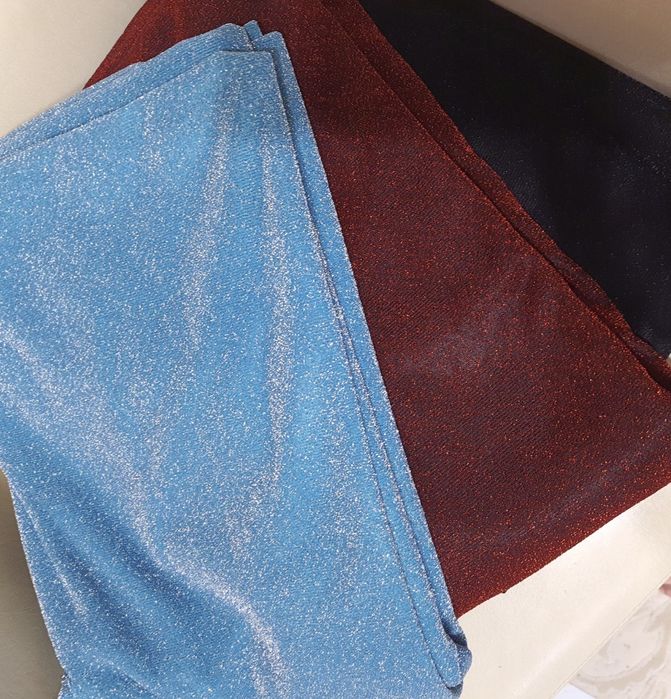 Material tip lurex cu fir argintiu – 3 bucăți disponibile