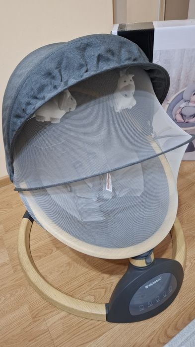 Електрическа люлка Kikka Boo Ashlee, Dark Grey 2025