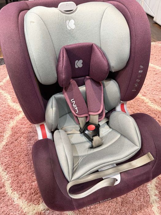 Столче за кола KikkaBoo - 4in1, с IsoFix, 0-36 kg, розово