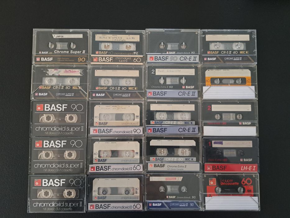 casete audio Basf Agfa Tdk Raks Sony